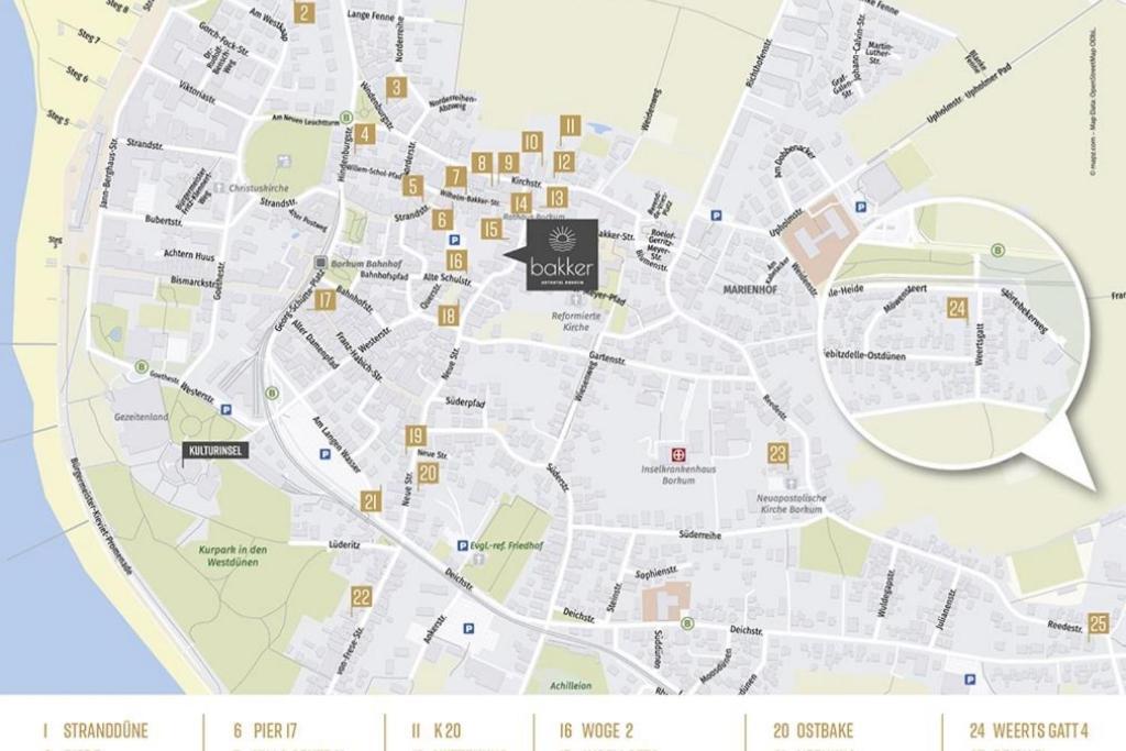 Ferienwohnung 1 K20 Borkum Kültér fotó